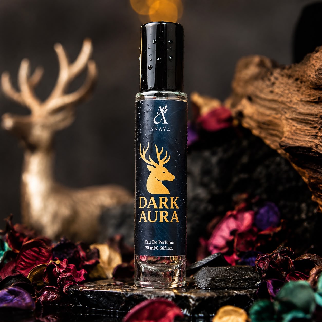 Anaya Dark Aura Eau De Parfum 20ml – Bold, Mysterious & Long Lasting Perfume for Men